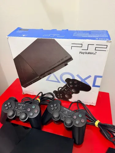 PlayStation 2 slim original com caixa