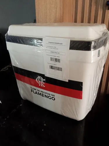 Caixa Térmica Flamengo 26L Oficial - NOVA Lacrada de Fábrica!