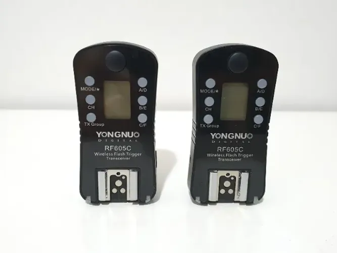 Kit 2 Rádio Flash Yongnuo Rf605c Para Canon