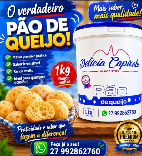 Massa pronta de pão de queijo 