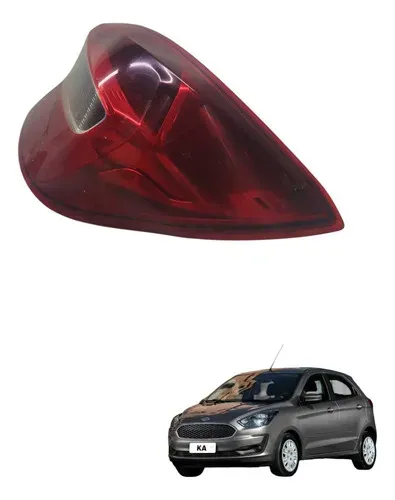 Lanterna Lado Direito Ford Ka 2020 C/detalhes Direito/passageiro Vermelho
