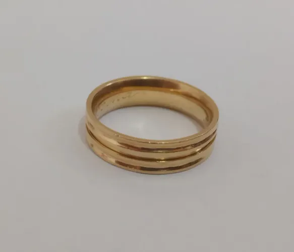 Aliança ouro 18k