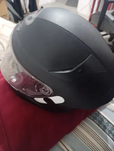 Capacete Moto Esportivo Kyt Tt Course Plaint Preto Fosco