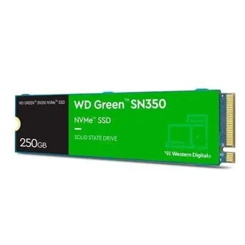 SSD NVMe WD Green SN350 250GB - Novo, com Garantia