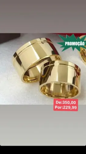 Alianças de casamento moeda antiga