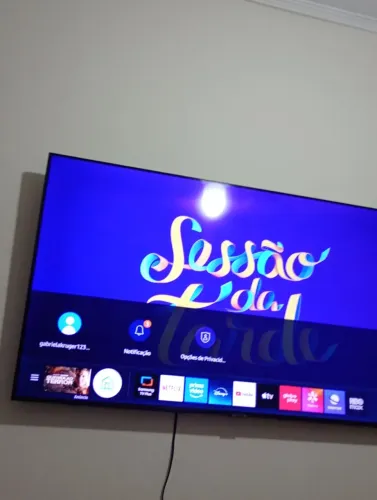 Tv Samsung 55 polegadas SMART com controle