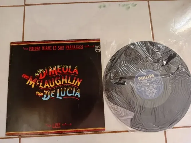 LP Friday Night in San Francisco - Al Di Meola, John McLaughlin e Paco de Lucía - Vinil