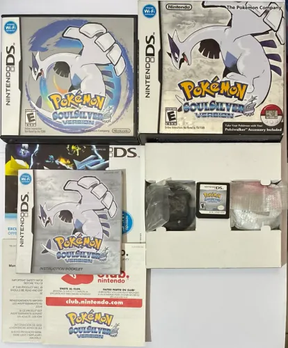 Pokémon Soul Silver Big Box com pokewalker 100% original em excelente estado 