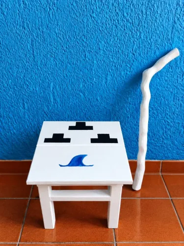 Banquinho personalizado 