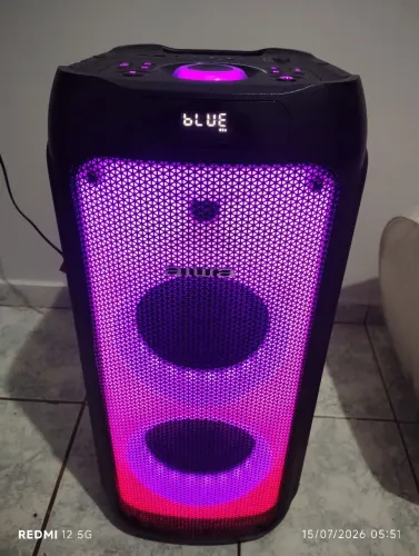 Caixa de som profissional Bluetooth