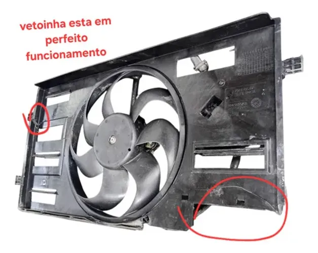Ventoinha Polo Virtus Tsi Ar 2018 A 2019 - Detalhe Na Grade