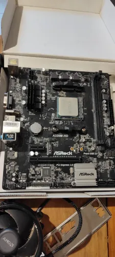 Processador Ryzen 5 3400g E Placa Mãe Asrock A320m-hd