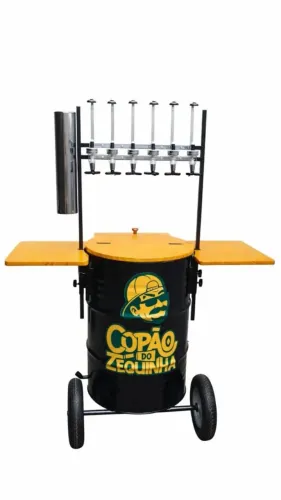 Adega de tambor drink carrinho de venda