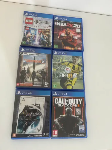 Jogos de PS4 - 6 jogos por 200