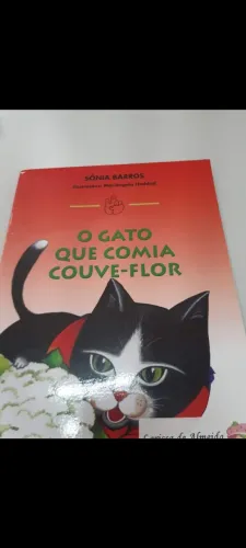 O gato que comia couve flor  livro