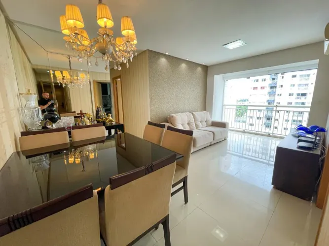 Apartametno no Paradise River com 3 Quartos 84m² Semimobiliado, Dom Pedro - Manaus - AM