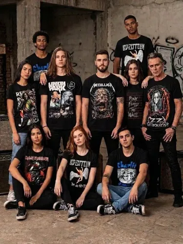 Camisetas Banda de Rock / Entrega Grátis