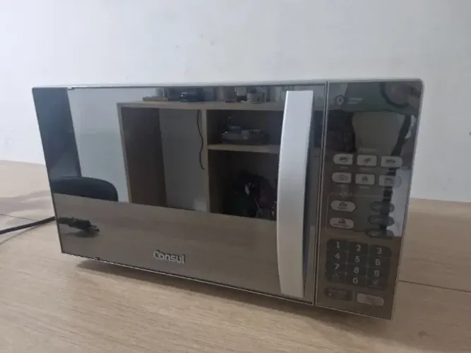Micro-ondas Consul 20L Cinza - Espelhado CM020BF
