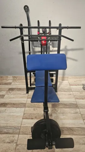 Academia Particular Polimet Total GYM com 2 Anilhas de 2kg e 2 Anilhas de 5Kg