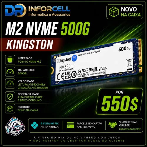 SSD M2 NVME 500G KINGSTON NOVO