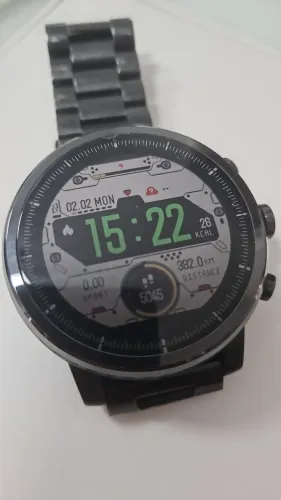 Smartwatch Amazfit Stratos 2 Tela 1.34 - Preto/modelo A1619