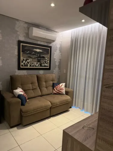 Apartamento mobiliado com 3 quartos, sendo uma suíte para locação - Torres de São Georges 