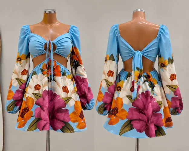 Macaquinho Floral