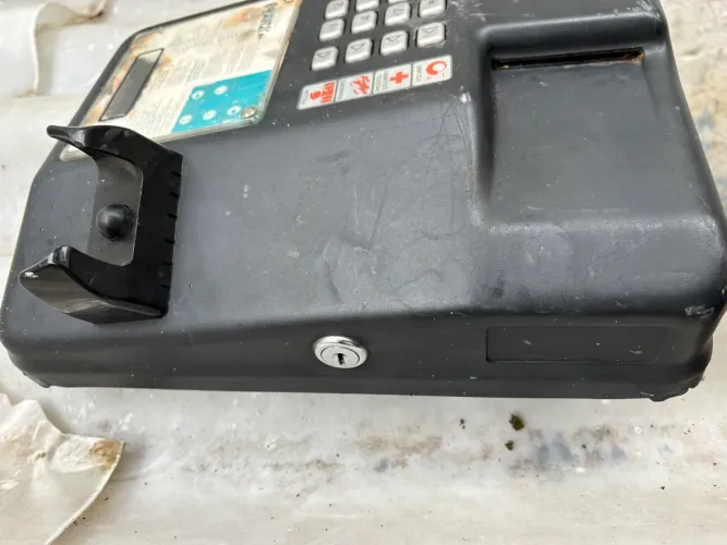Orelhão Telefone Público Antigo Preto