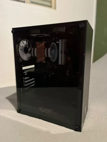 Pc Gamer Completo Ryzen 5 5600 + RX 560 4GB + 16GB + Monitor 20"
