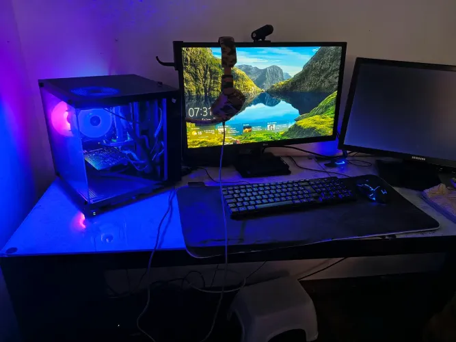  Setup Gamer & Home Office Completo - GTX 1050 + 16GB + 2 Telas (Pronto p/ uso)