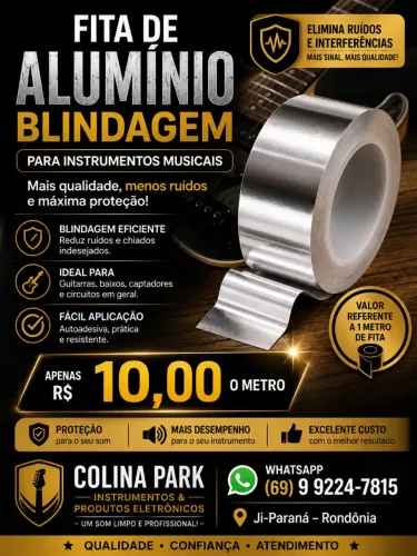 Fita de alumínio blindagem