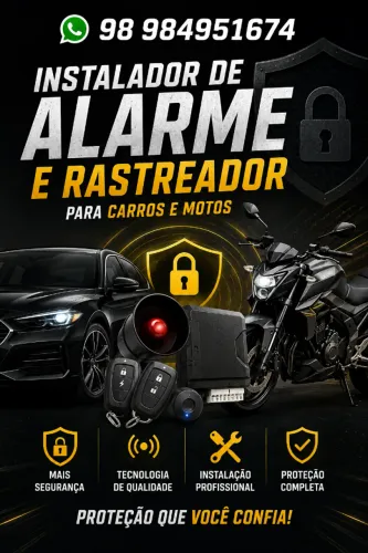 Instalador de alarme e rastreador automotivo .