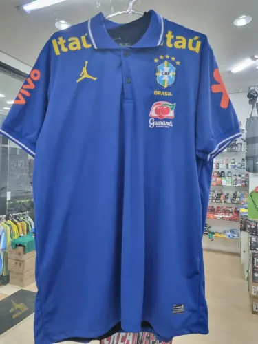 Camiseta Brasil Comissao Tecnica Gola Polo