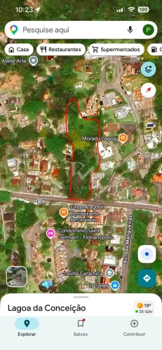 Terreno com 6.991 m² à venda na Lagoa da Conceição