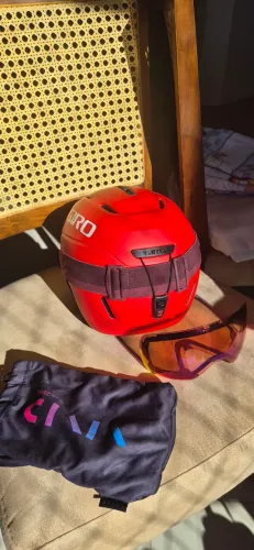 Capacete e Óculos Snowboard