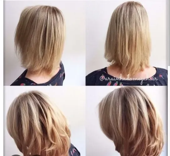 Cabelo humano loiro médio 80gr 30cm + colocação aplicação tela ponto americano