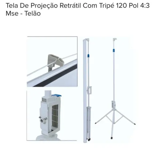 Tripé tela projetora