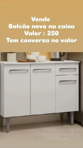 Vende balcão novo na caixa