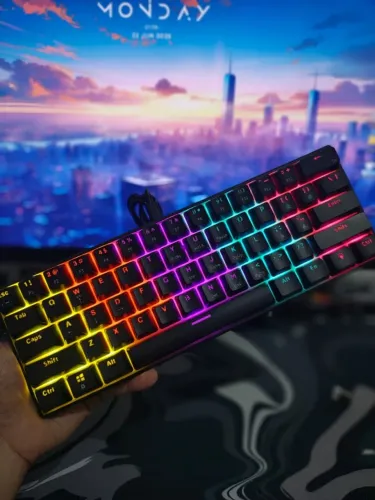 Teclado gamer Ajazz NK61 - NOVO