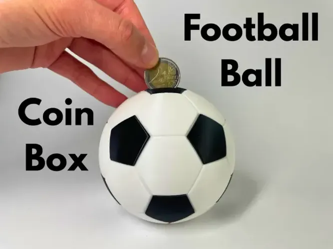 Cofrinho Bola De Futebol Copa do mundo Decoração - Presente