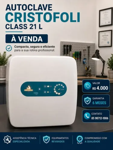 Vendo Autoclave Cristofoli Class 21 L