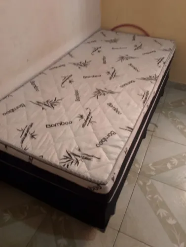 cama + colchão de solteiro
