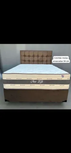 Colchao casal Molas ensacada (novo) entrego