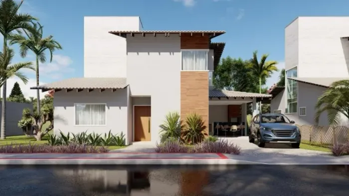 Terreno pé na Areia Santa Cruz (256 m2). Condomínio fechado
