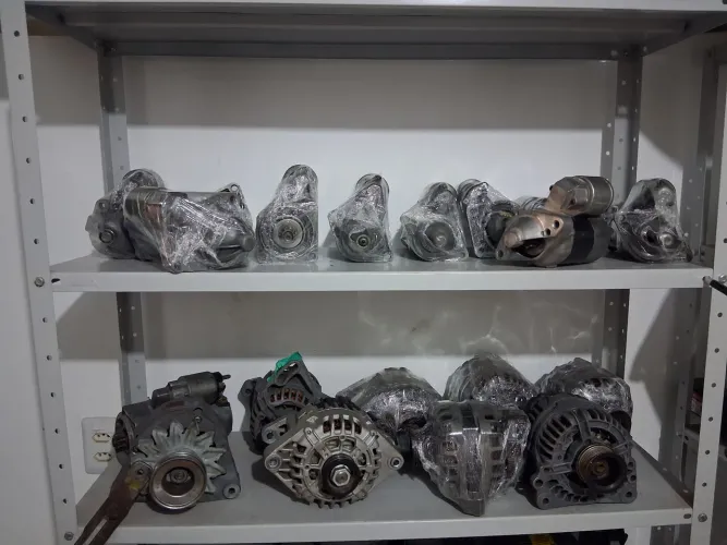 Alternador e motor de partida revisados com garantia entrego estalado zap 65. *
