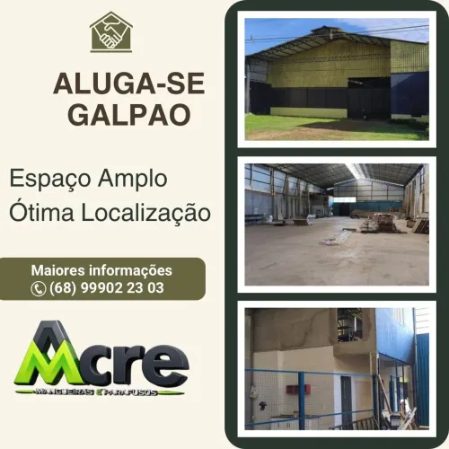 Aluga-se este Galpão