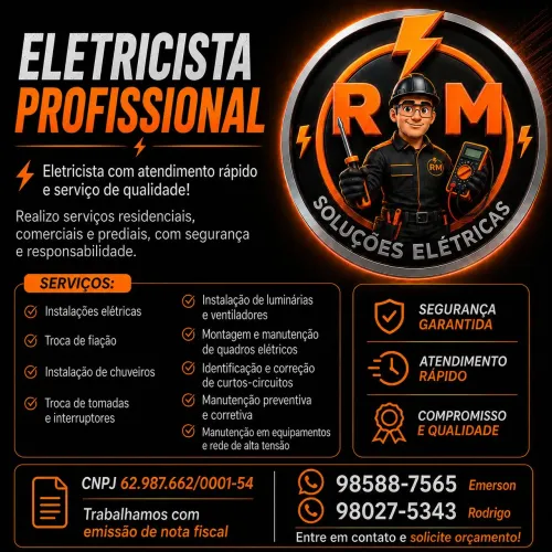 Eletricista Residencial e Predial | Instalação, Manutenção e Reparos Elétricos
