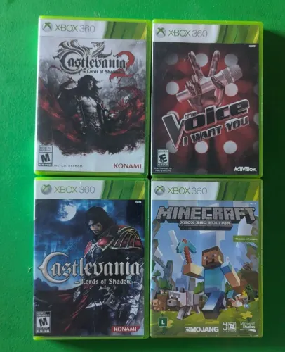 Kit 4 jogos Xbox 360
