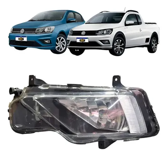 Farol De Milha Esquerdo Saveiro G7 Gol G8 2016 A 2022 Transparente