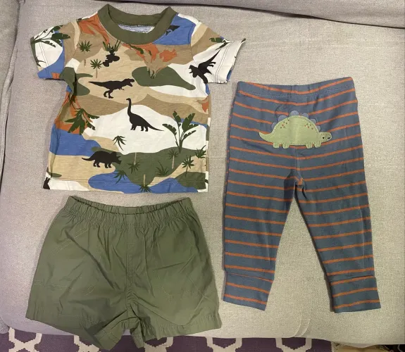 Conjunto Carters dinossauros